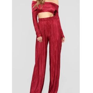 FashionNova 2-piece set (Red)
